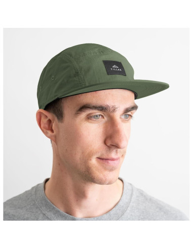 Gorra de Campamento Wallowa Unisex 5 Paneles Nylon Verde