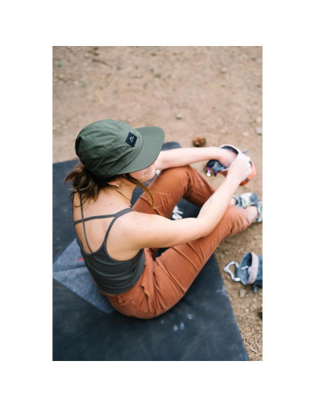 Gorra de Campamento Wallowa Unisex 5 Paneles Nylon Verde