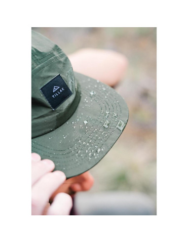 Gorra de Campamento Wallowa Unisex 5 Paneles Nylon Verde