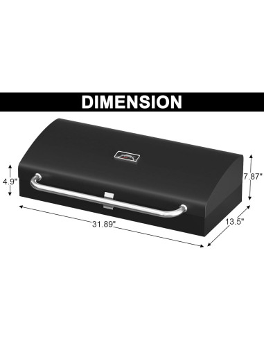 Caja de Parrilla BBQ Soldbbq para Camp Chef 14" Gas Hierro Fundido