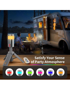 Linterna de Camping Telescópica AlpsWolf 1800LM Recargable 2 Paquete 2