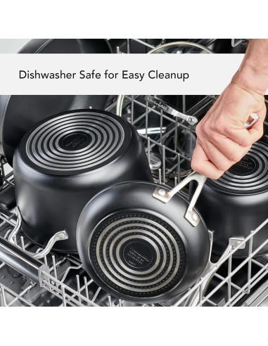 Sartén Wok Antiadherente KitchenAid 31 cm Negro Mate