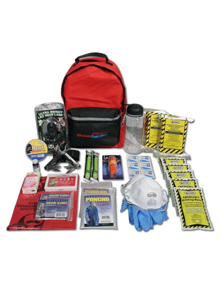 Kit de Emergencia Deluxe Ready America para 2 Personas