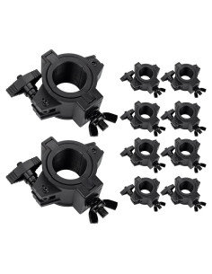 Abrazadera O de Luz de Escenario CZGOR Paquete de 10