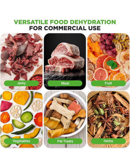 Deshidratador de Alimentos NutriChef NCFD10S 900W 10 Bandejas