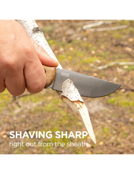 Cuchillo de Camping BPS HK4 - Acero Carbono Full Tang 225mm