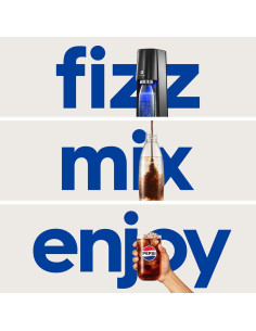 SodaStream E-TERRA Fabricante de Agua Espumosa Negro 60L 2