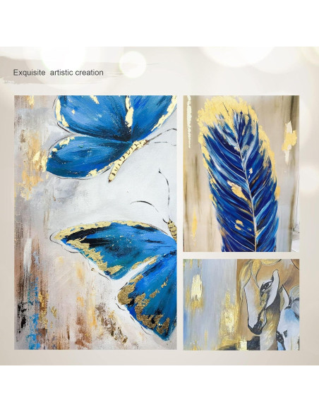 Hojas de Oro Comestible 24K YongBo, 10 Hojas 2.5cm x 2.5cm