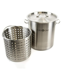 Olla Freidora Gas One 32 Litros Acero Inoxidable con Cesta