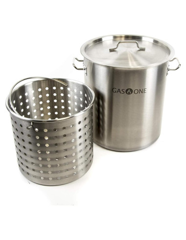 Olla Freidora Gas One 32 Litros Acero Inoxidable con Cesta