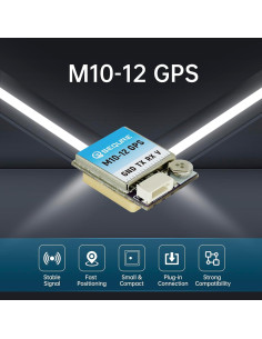 Módulo GPS Mini SEQURE M10-12 Antena Cerámica 10Hz para Drones 2