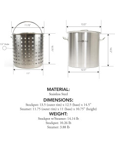 Olla Freidora Gas One 32 Litros Acero Inoxidable con Cesta 2