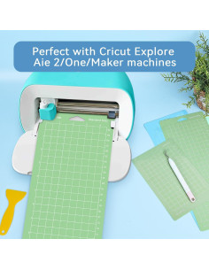 Paquete de 8 Tapetes de Corte IModeur para Cricut Joy 11.43x30.48cm 2