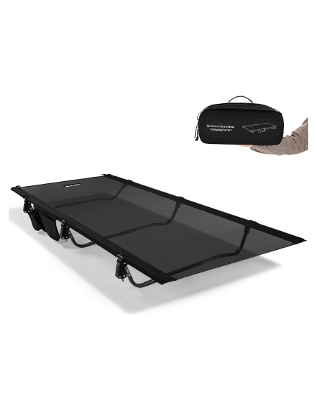 Cama de Camping Gonex Extra Ancha 80x190cm Soporta 158.76kg