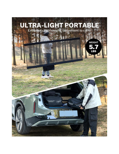 Cama de Camping Gonex Extra Ancha 80x190cm Soporta 158.76kg