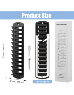 Organizador de Gorras Dntorx, Soporte Pared 1 Paquete ABS 2