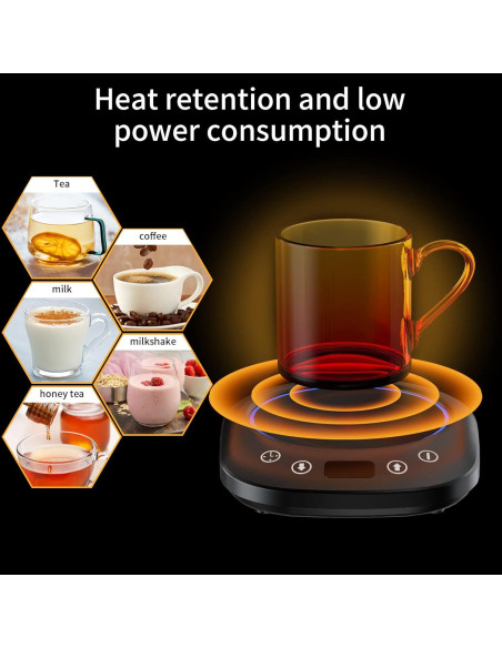 Calentador de Tazas Eléctrico NUESILKRO A306 18W con Apagado Automático
