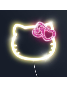 Decoración de Pared LED Hello Kitty 50 Aniversario USB Rosa 2