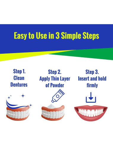 Klutch Polvo Adhesivo para Dentaduras Sin Zinc 49.6 g