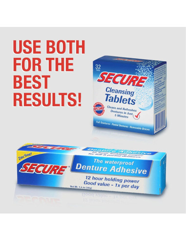 Adhesivo para Dentaduras FittyDent 39.4 g - Sin Zinc, Impermeable