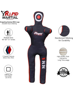 Muñeco de Grappling 6 Pies Rapid Martial para MMA y Judo 2