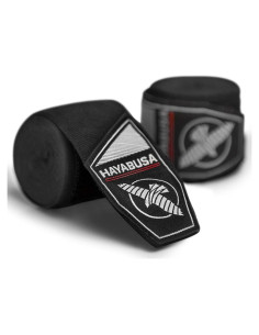 Envolturas de Boxeo para Niños Hayabusa 18" Elásticas Negras