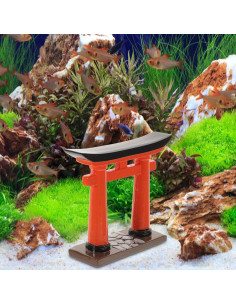 Adorno Miniatura Puerta Torii Japonesa BESPORTBLE 9 cm 2