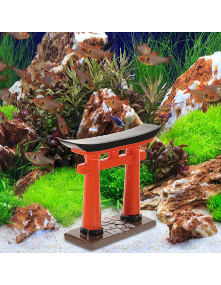 Adorno Miniatura Puerta Torii Japonesa BESPORTBLE 9 cm