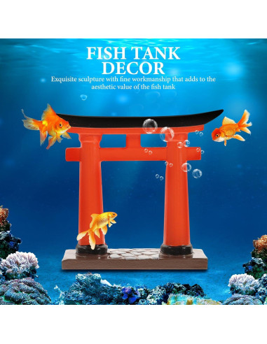 Adorno Miniatura Puerta Torii Japonesa BESPORTBLE 9 cm