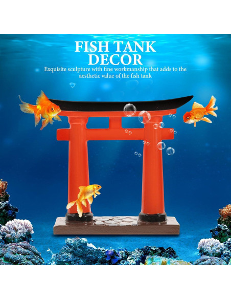 Adorno Miniatura Puerta Torii Japonesa BESPORTBLE 9 cm