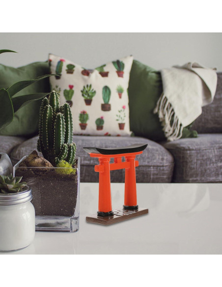 Adorno Miniatura Puerta Torii Japonesa BESPORTBLE 9 cm