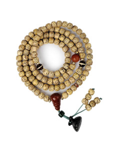 Pulsera de Semilla de Bodhi FAZOVIN 108 Perlas 68.58 cm
