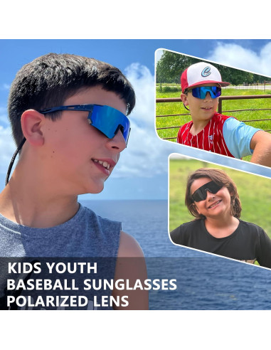 Gafas de Sol Polarizadas UV400 para Niños - 3 Piezas