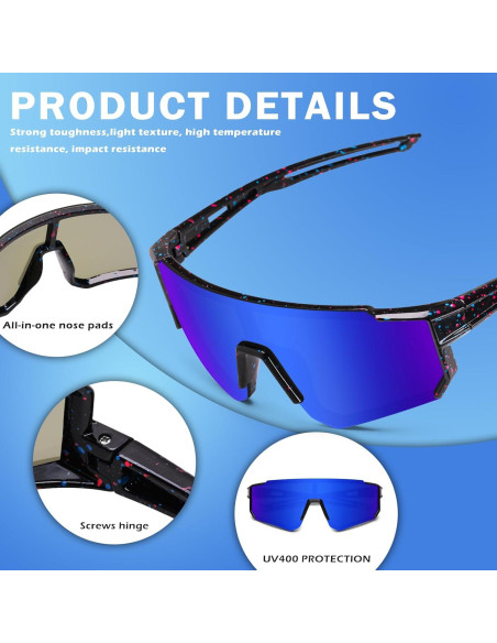 Gafas de Sol Polarizadas UV400 para Niños - 3 Piezas