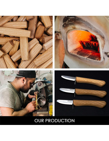 Cuchillo de Tallado BeaverCraft C1 Niños - Seguro y Ergonómico