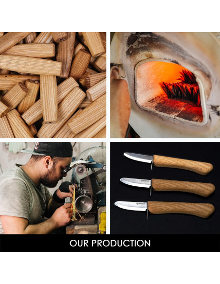 Cuchillo de Tallado BeaverCraft C1 Niños - Seguro y Ergonómico