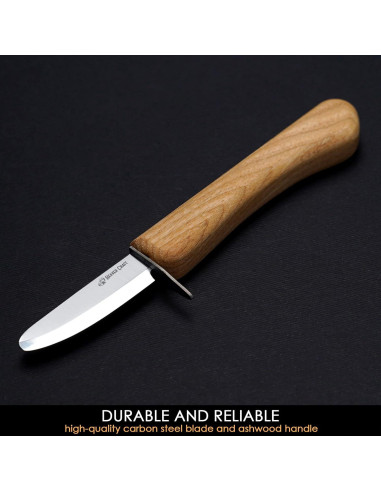 Cuchillo de Tallado BeaverCraft C1 Niños - Seguro y Ergonómico