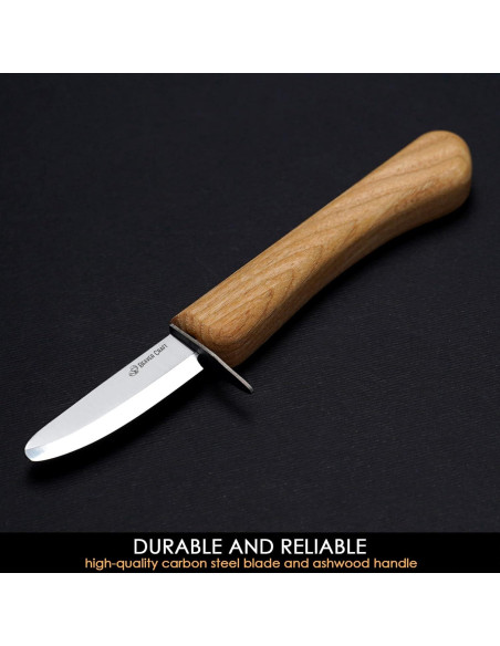 Cuchillo de Tallado BeaverCraft C1 Niños - Seguro y Ergonómico