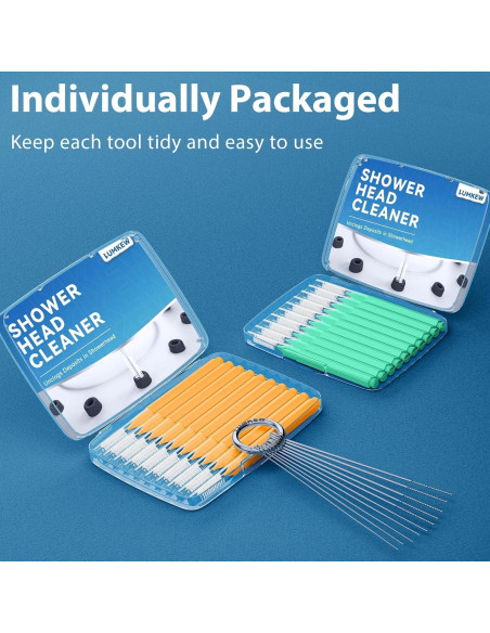 Herramienta de Limpieza de Cabezal de Ducha Lumkew 30 Pcs