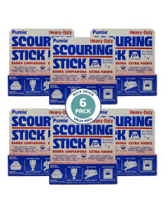Paquete de 6 PUMIE Barra de Limpieza para Inodoro 33.8x8.1 cm