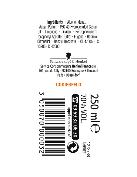 Colonia Ámbar Mont St-Michel 250 ml - Tradición desde 1920