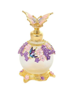 Botella de Perfume Vintage Morada 25ml TEAMWILL Decorativa 2