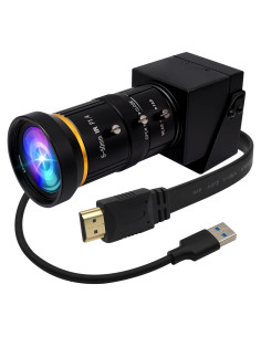 Cámara USB 4K ELP con Zoom Manual 10X 5-50mm HDMI