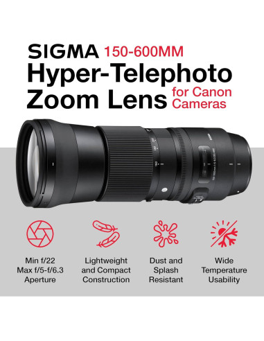 Lente Sigma 150-600mm F5-6.3 DG OS HSM para Canon