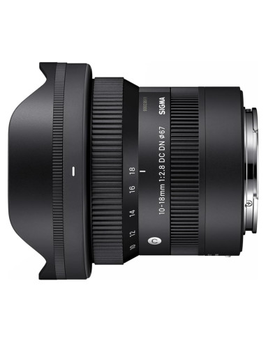 Lente Sigma 10-18mm F2.8 DC DN para montura E de Sony