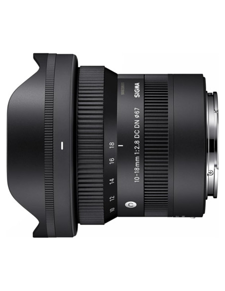 Lente Sigma 10-18mm F2.8 DC DN para montura E de Sony Lente Sigma 10-18mm F2.8 DC DN para montura E de Sony