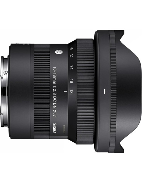 Lente Sigma 10-18mm F2.8 DC DN para montura E de Sony Lente Sigma 10-18mm F2.8 DC DN para montura E de Sony