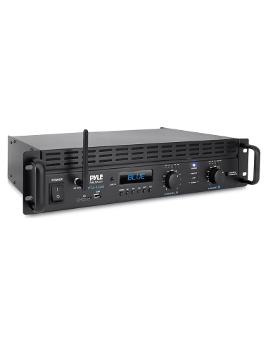 Amplificador Bluetooth Pyle PTA1000BT 2000W 2 Canales Rack