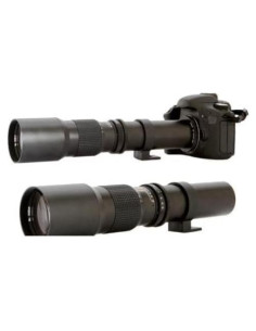 Lente Telefoto VIVITAR 500mm F8.0 para Nikon SLR Enfoque Manual