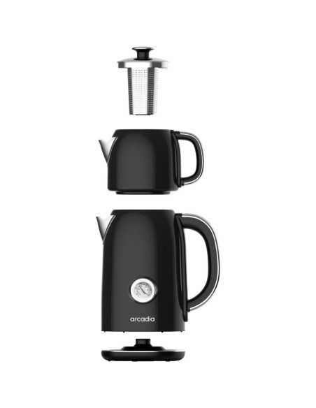 Hervidor y Tetera Eléctrica Arcadia 1.7L Acero Inoxidable
